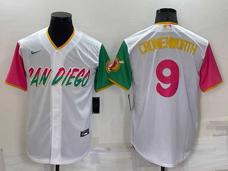 San Diego Padres #9 Jake Cronenworth White 2022 City Connect Cool Base Stitched Jersey,We sell and wholesale San Diego Padres #9 Jake Cronenworth White 2022 City Connect Cool Base Stitched Jersey on line form chian!